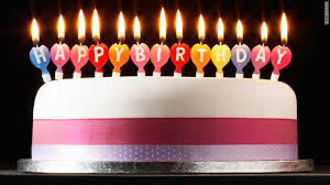 happy birthday - pink cake